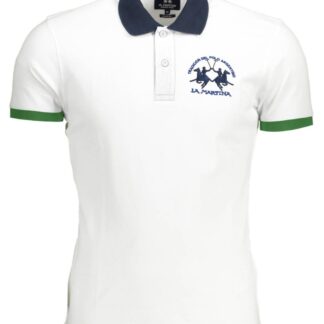 La Martina - Elegant Embroidered Cotton Polo Shirt