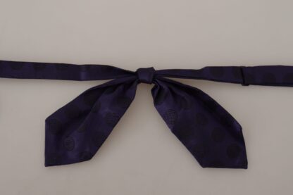 Dolce & Gabbana - Elegant Silk Bow Tie in Blue