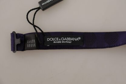 Dolce & Gabbana - Elegant Silk Bow Tie in Blue