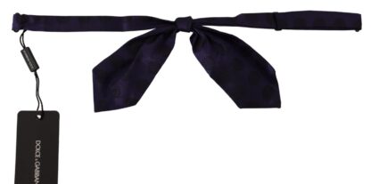 Dolce & Gabbana - Elegant Silk Bow Tie in Blue