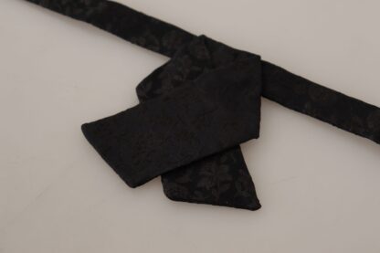 Dolce & Gabbana - Elegant Black Silk Bow Tie