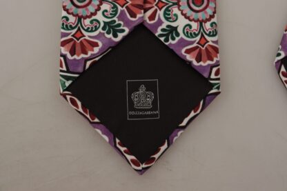 Dolce & Gabbana - Elegant Multicolor Silk Tie