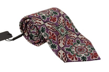 Dolce & Gabbana - Elegant Multicolor Silk Tie