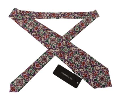 Dolce & Gabbana - Elegant Multicolor Silk Tie