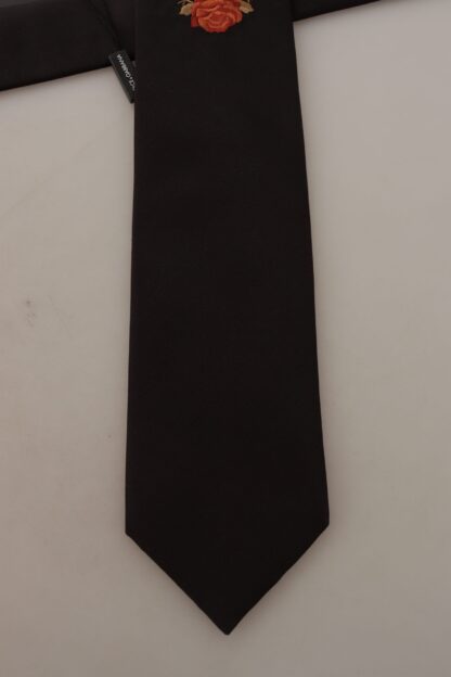 Dolce & Gabbana - Elegant Black Silk Tie