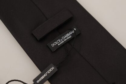 Dolce & Gabbana - Elegant Black Silk Tie