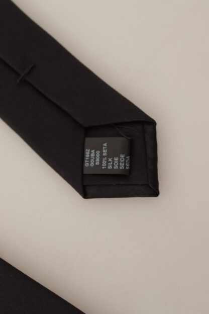 Dolce & Gabbana - Elegant Black Silk Tie