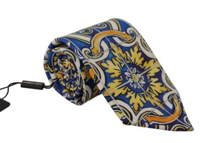 Dolce & Gabbana - Multicolor Majolica Silk Tie