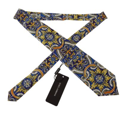 Dolce & Gabbana - Multicolor Majolica Silk Tie