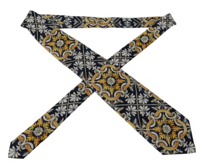 Dolce & Gabbana - Elegant Majolica Silk Tie