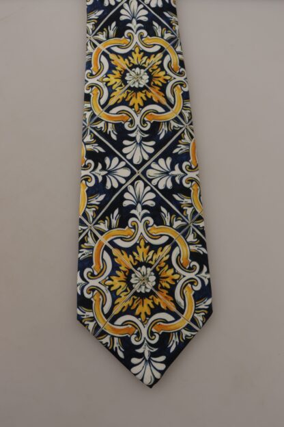 Dolce & Gabbana - Elegant Majolica Silk Tie