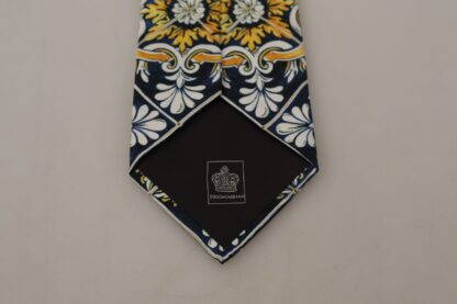 Dolce & Gabbana - Elegant Majolica Silk Tie