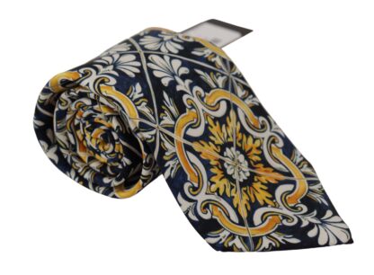 Dolce & Gabbana - Elegant Majolica Silk Tie