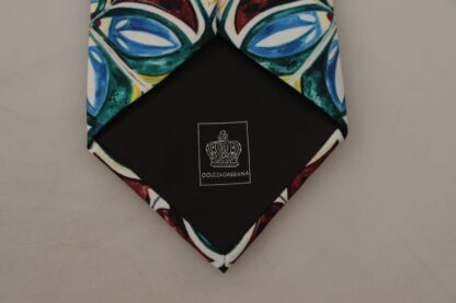 Dolce & Gabbana - Multicolor Majolica Silk Tie