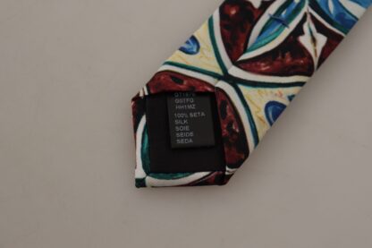 Dolce & Gabbana - Multicolor Majolica Silk Tie