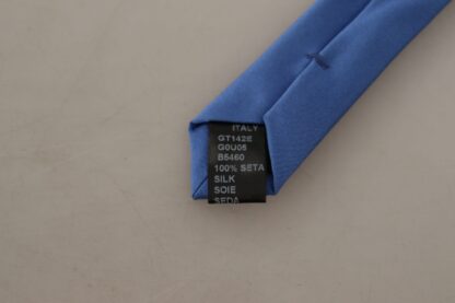 Dolce & Gabbana - Elegant Blue Silk Men's Tie