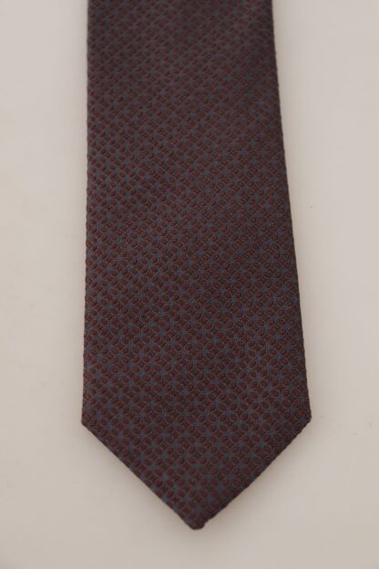 Dolce & Gabbana - Elegant Bordeaux Silk Tie