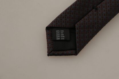 Dolce & Gabbana - Elegant Bordeaux Silk Tie