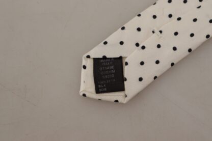 Dolce & Gabbana - Elegant Polka Dot Silk Bow Tie