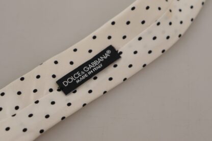 Dolce & Gabbana - Elegant Polka Dot Silk Bow Tie