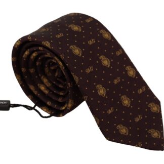 Dolce & Gabbana - Elegant Geometric Silk Bow Tie