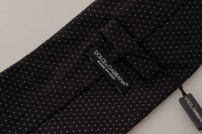 Dolce & Gabbana - Elegant Polka Dot Silk Bow Tie