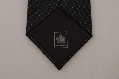 Dolce & Gabbana - Elegant Polka Dot Silk Bow Tie