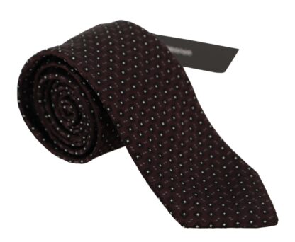 Dolce & Gabbana - Elegant Geometric Silk Bow Tie