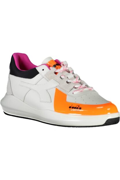 Diadora - White Fabric Men Sneaker