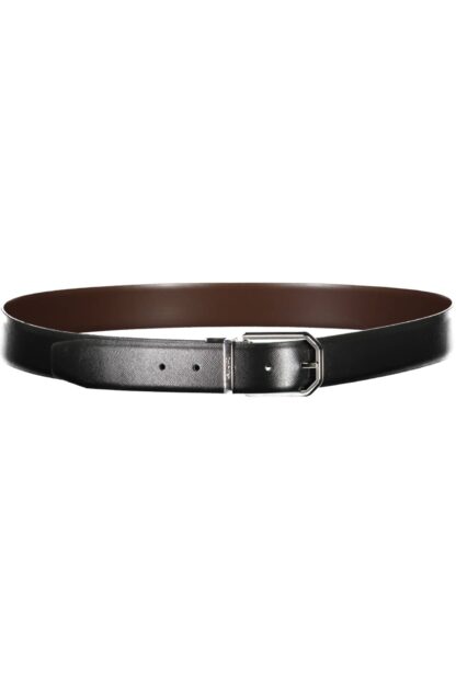 Calvin Klein - Black Leather Men Belt