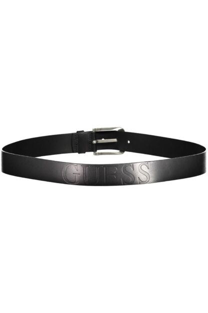 Guess Jeans - Black Leather Men Belt