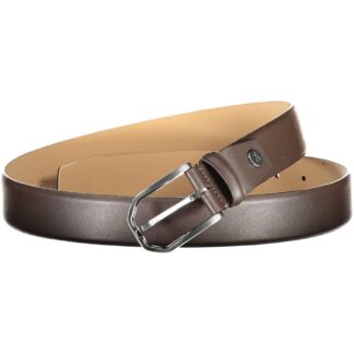 Gant - White Cotton Men Belt