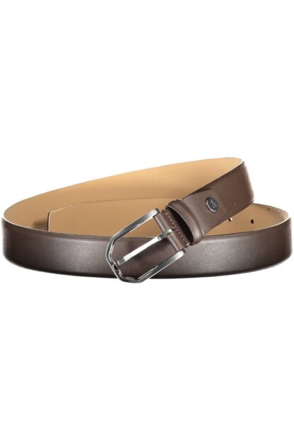 Calvin Klein - Brown Leather Men Belt