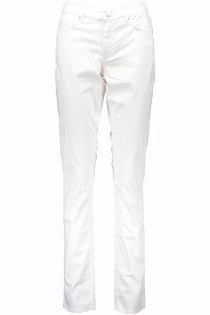 Gant - White Cotton Women Pants