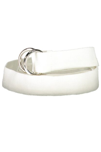 Gant - White Cotton Men Belt