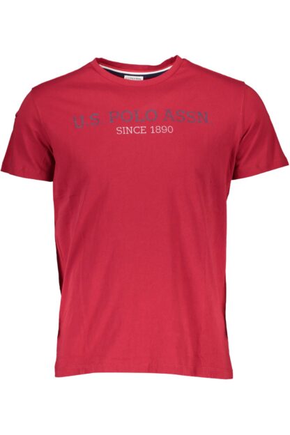 U.S. POLO ASSN. - Red Cotton Men T-Shirt