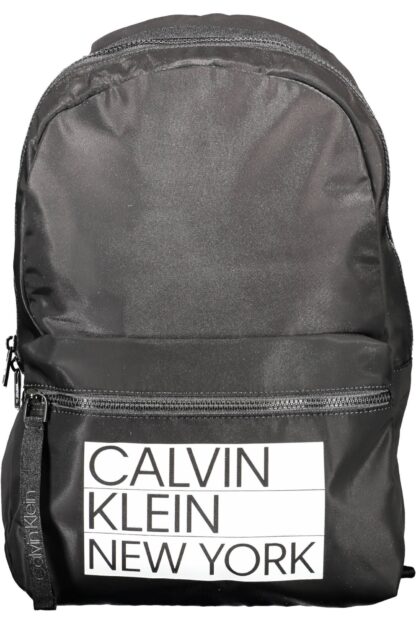 Calvin Klein - Black Polyester Men Backpack