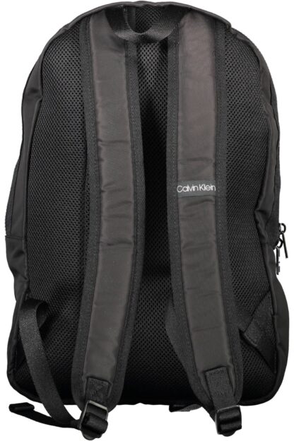 Calvin Klein - Black Polyester Men Backpack