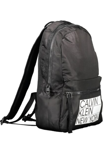 Calvin Klein - Black Polyester Men Backpack