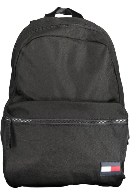 Tommy Hilfiger - Black Polyester Men Backpack