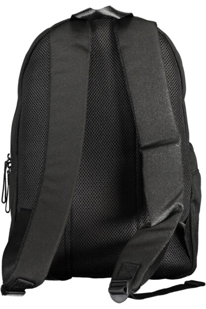 Tommy Hilfiger - Black Polyester Men Backpack