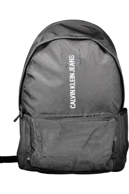 Calvin Klein - Black Polyester Men Backpack