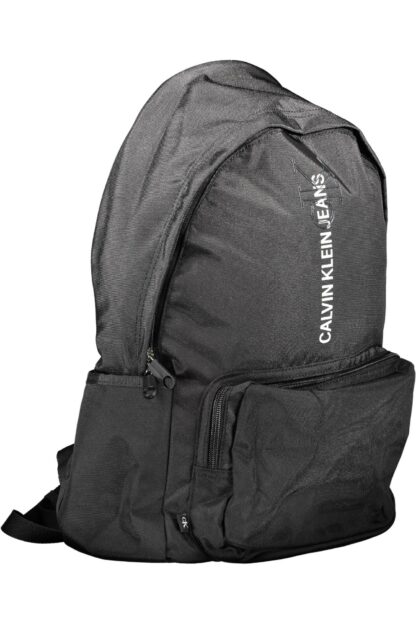 Calvin Klein - Black Polyester Men Backpack