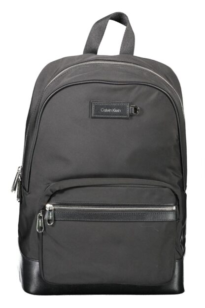 Calvin Klein - Black Polyester Men Backpack