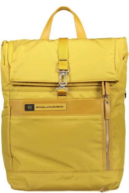 Piquadro - Yellow Nylon Men Backpack