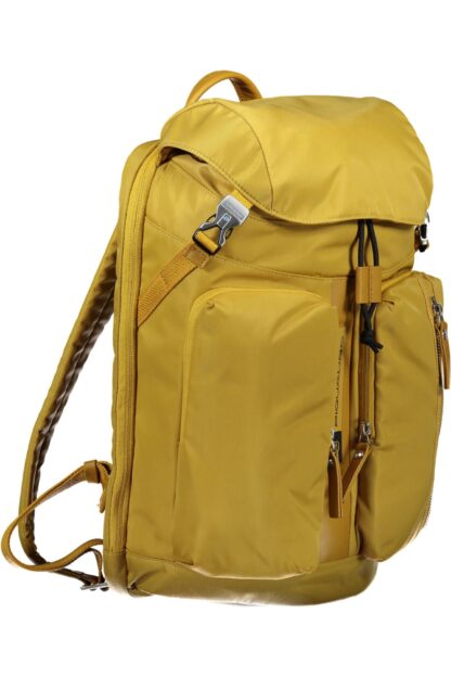 Piquadro - Yellow Nylon Men Backpack