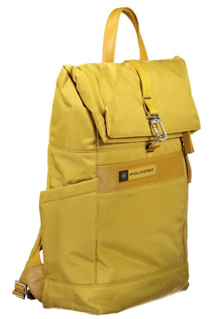 Piquadro - Yellow Nylon Men Backpack