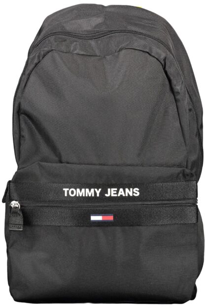 Tommy Hilfiger - Black Polyester Men Backpack