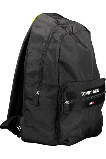 Tommy Hilfiger - Black Polyester Men Backpack