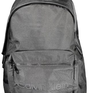 Calvin Klein - Black Polyester Men Backpack